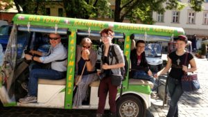 Photo of family in Krakow, Poland